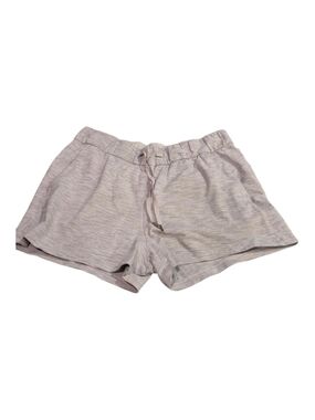 Lululemon Light Gray and White Shorts